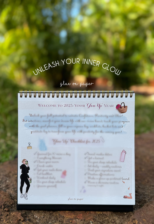 2025 'Glow Up' Desk Calendar